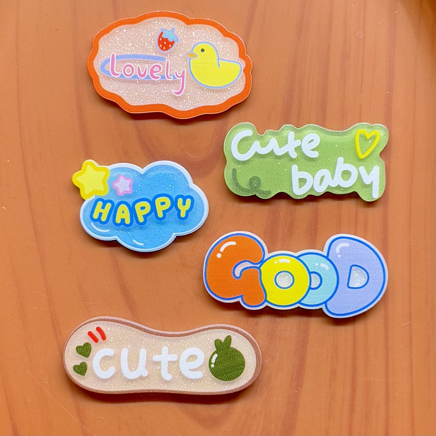 word Plate Acrylic Patch