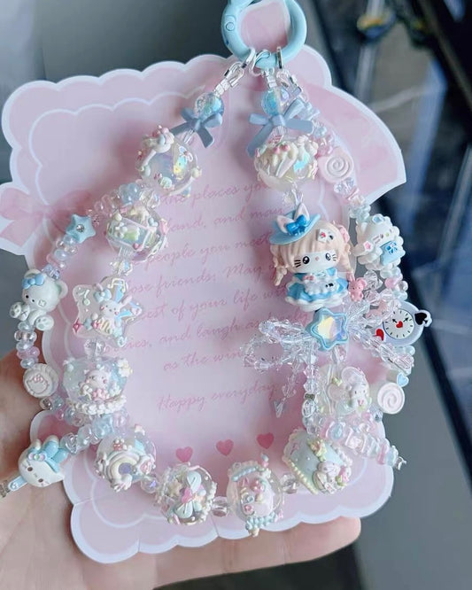 Cute Girl Handmade Keychain