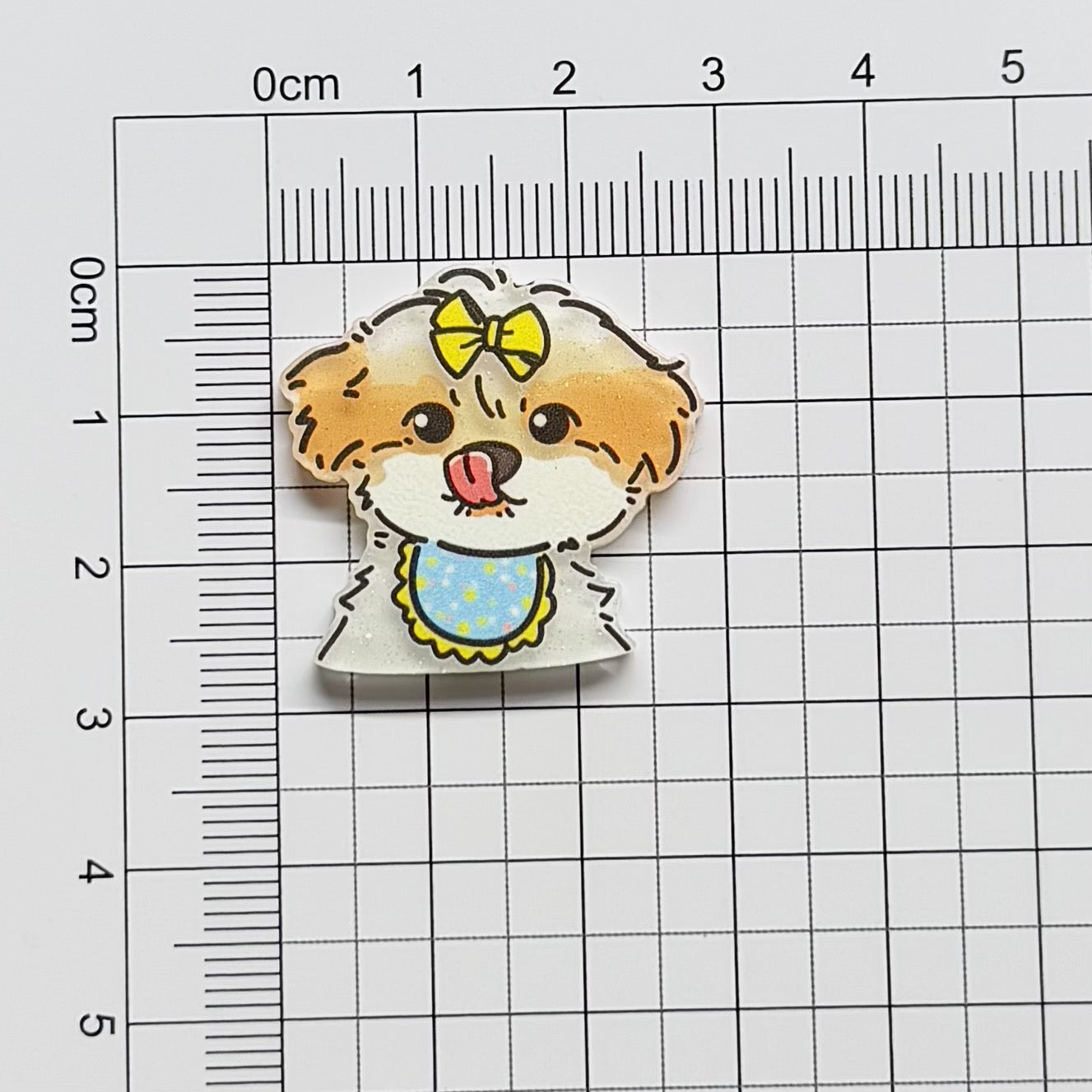 Cute Puppy Acrylic Patch