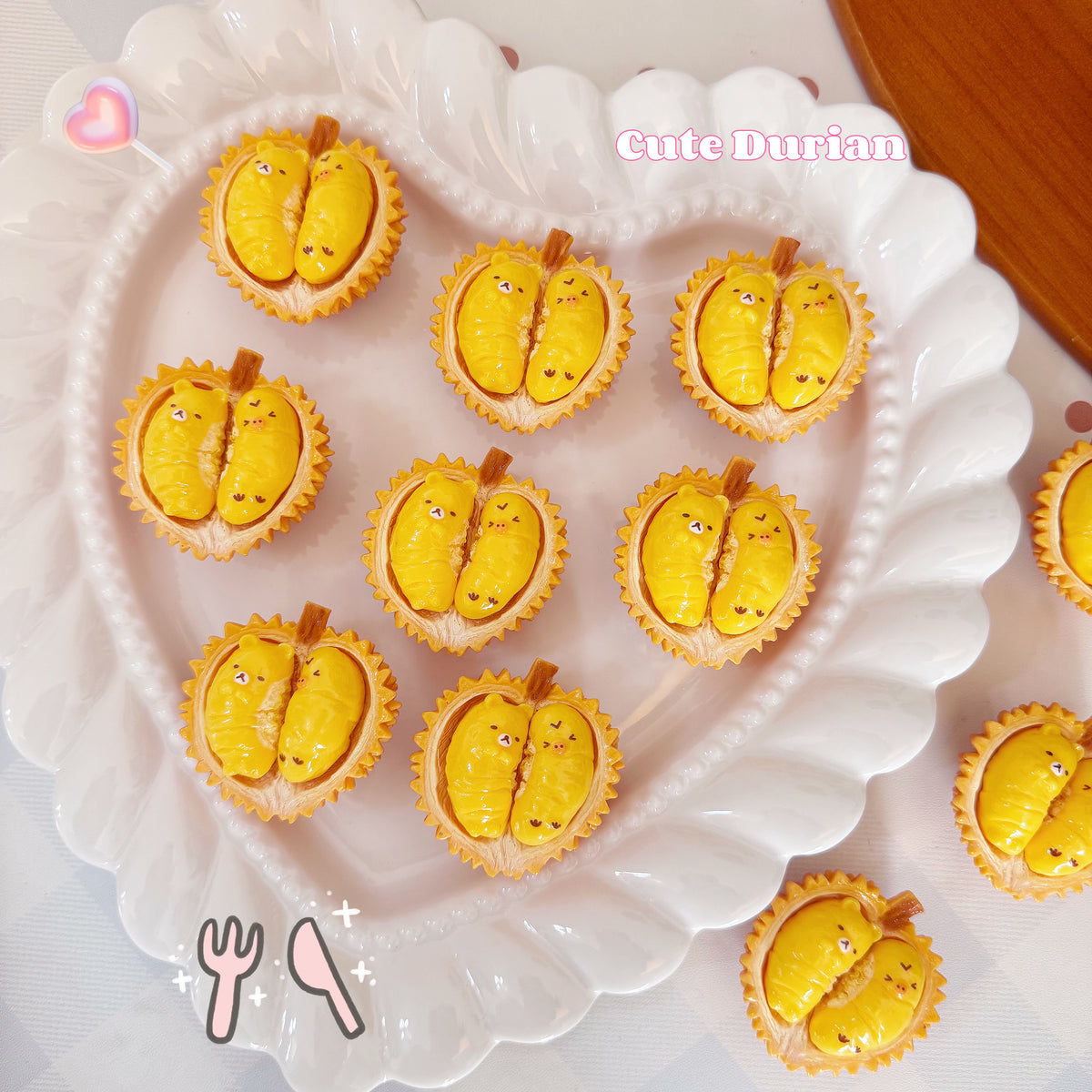 Durian Resin Charm