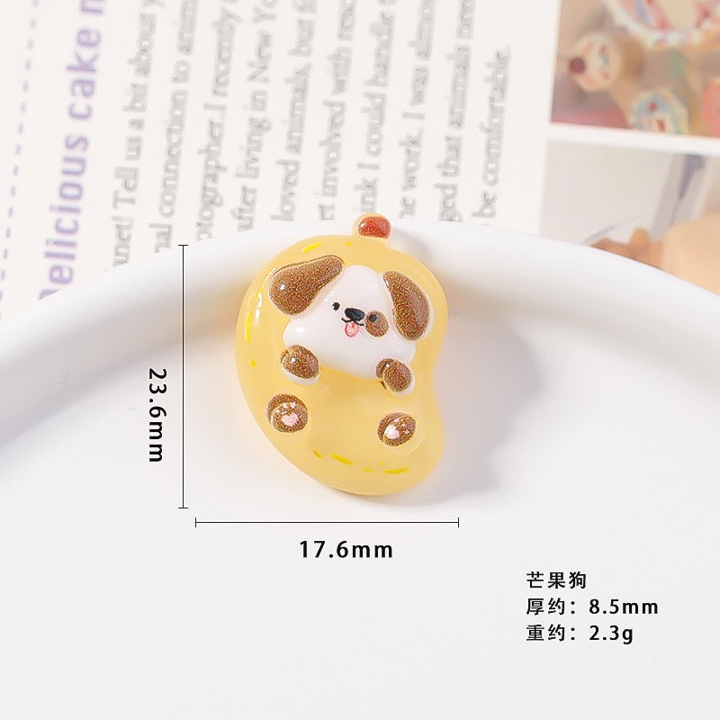 Cute Fruit Animal Charm