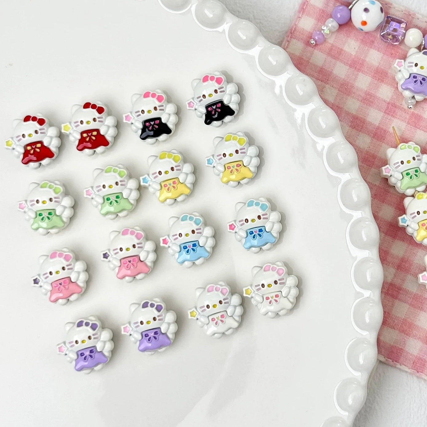 Hello Kitty Alloy Beads