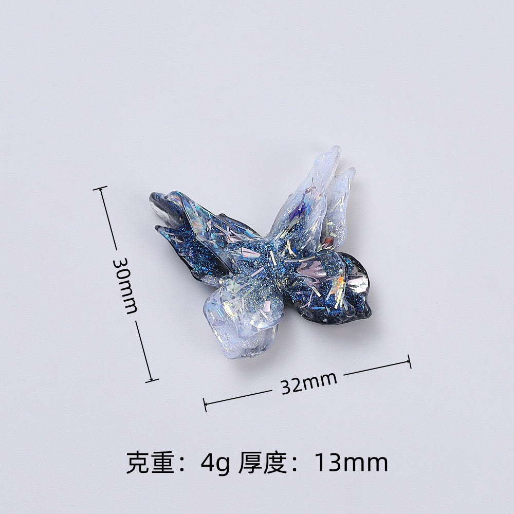 Flowers Butterflies Charm