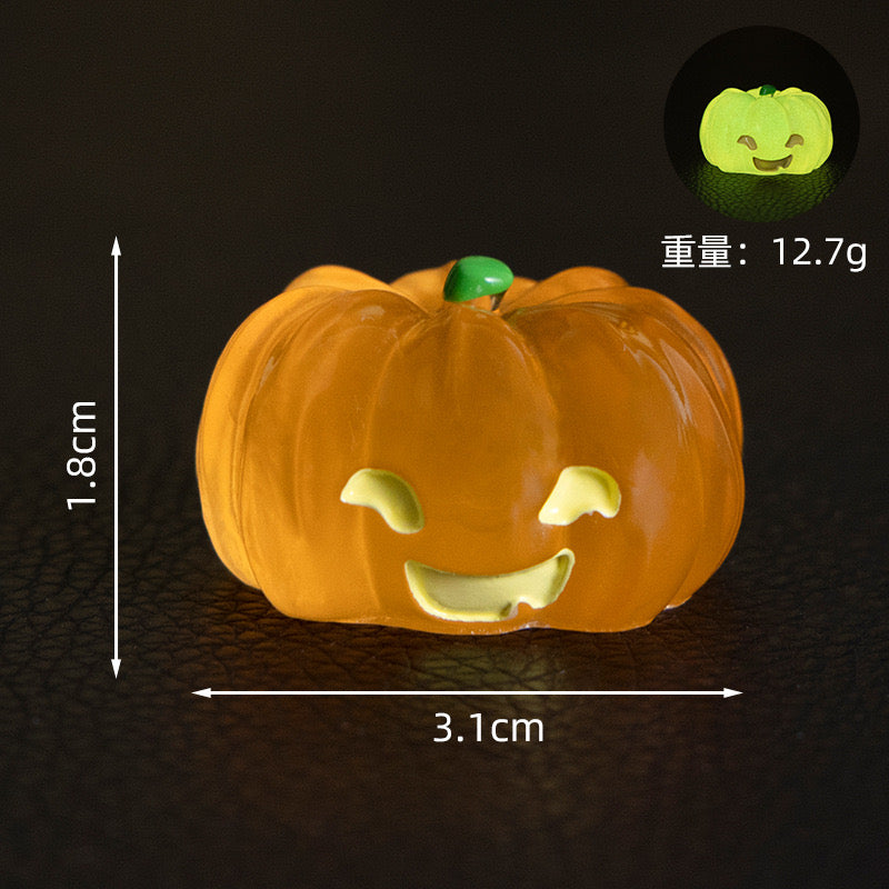 Glow-In-The-Dark Halloween Pumpkin Charm