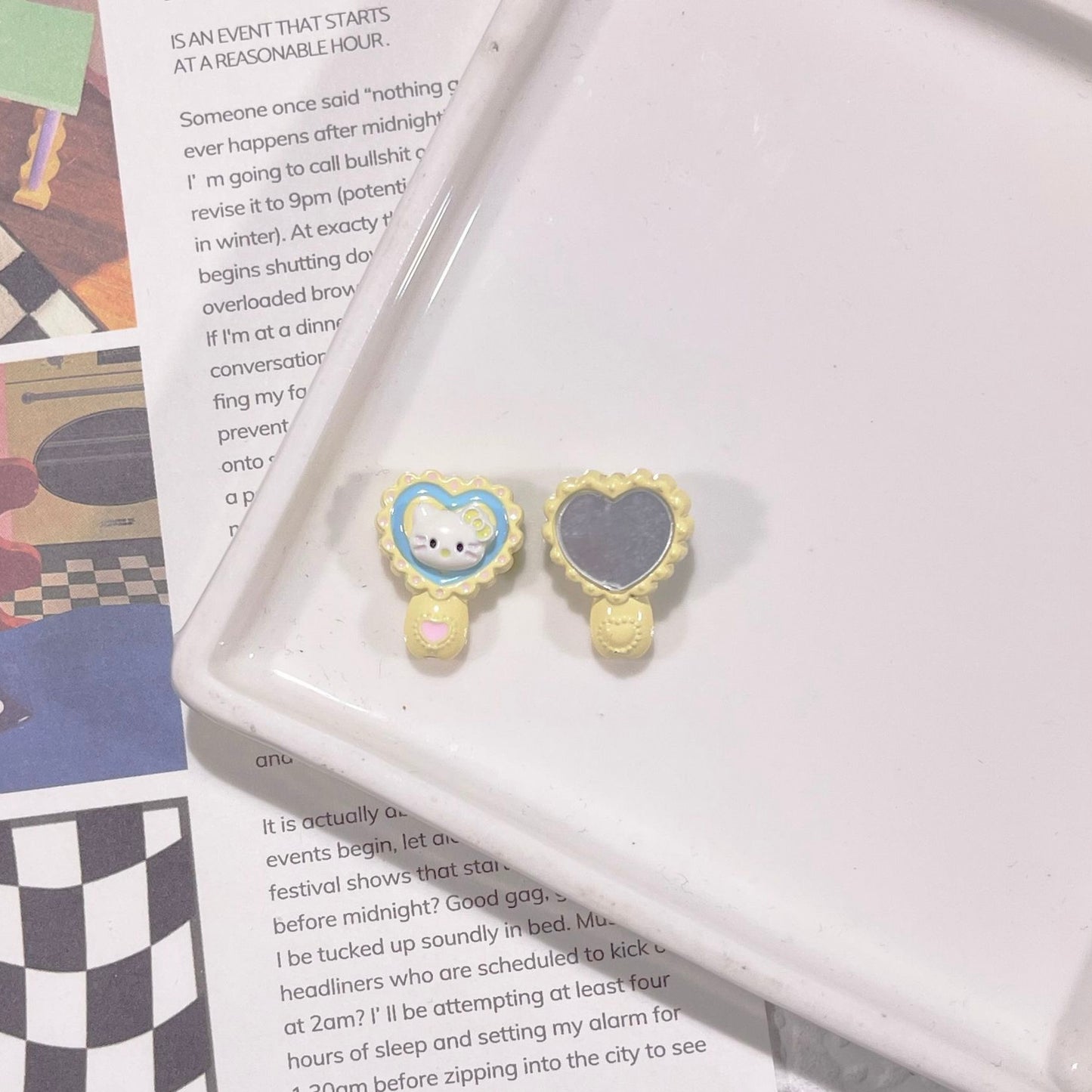 Hello Kitty Alloy Beads