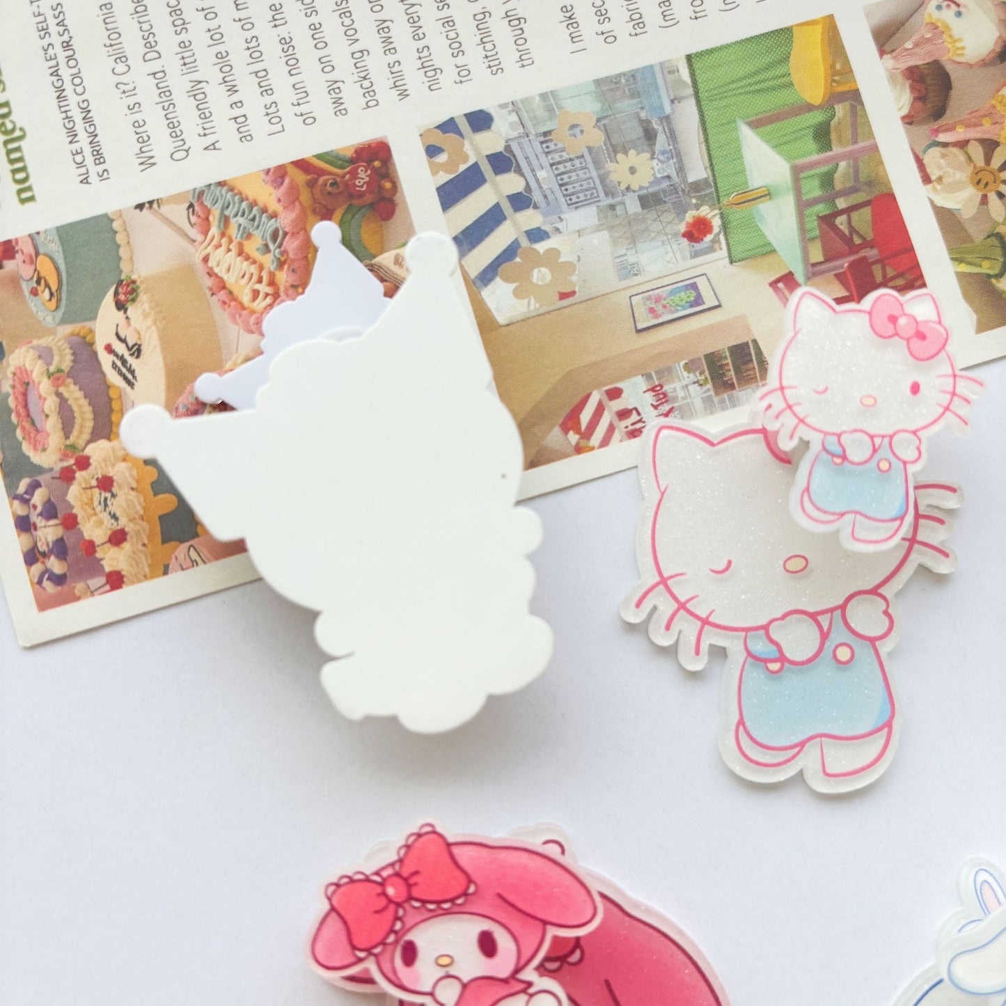 Sanrio Rotating Acrylic Charm