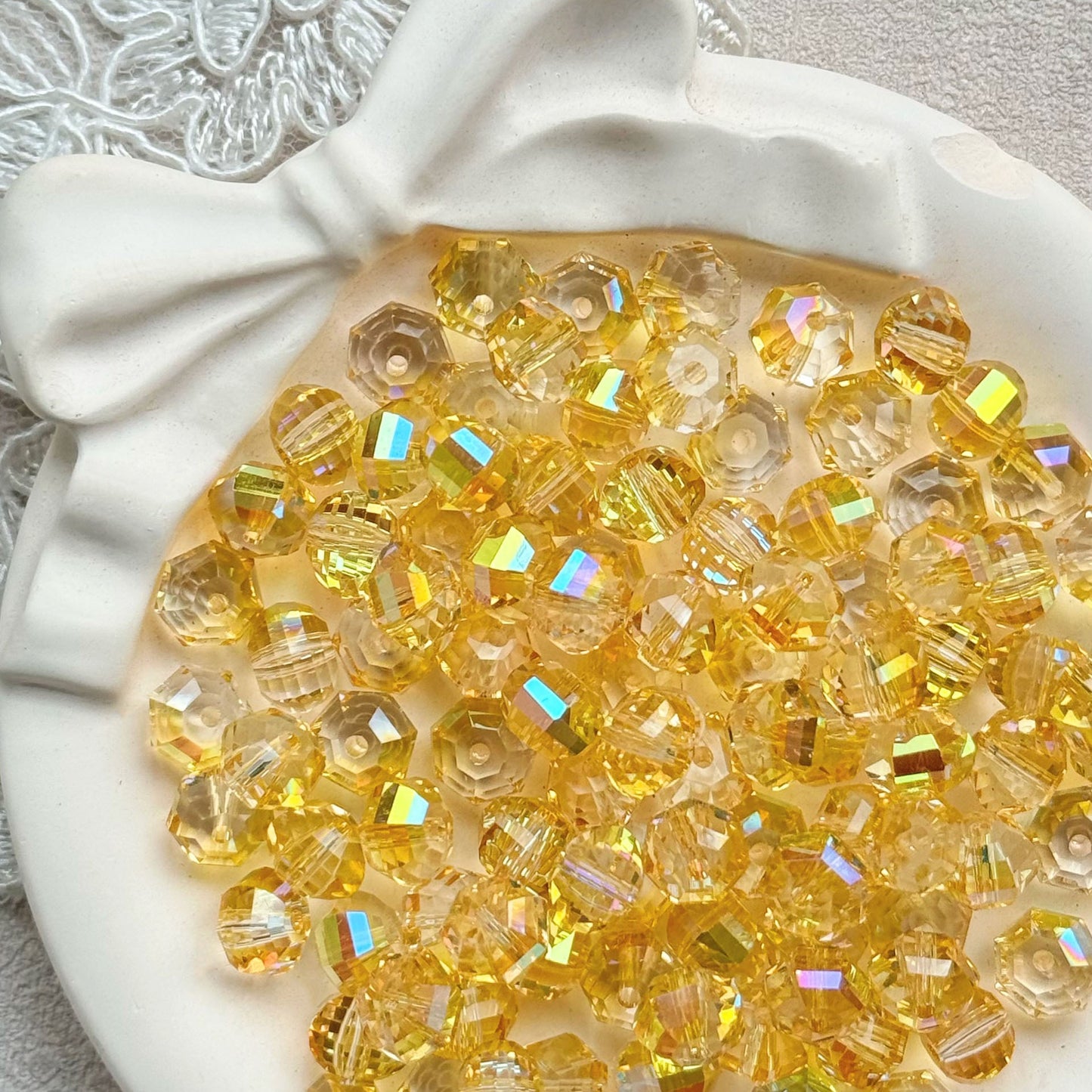 8mm Crystal Glass Beads