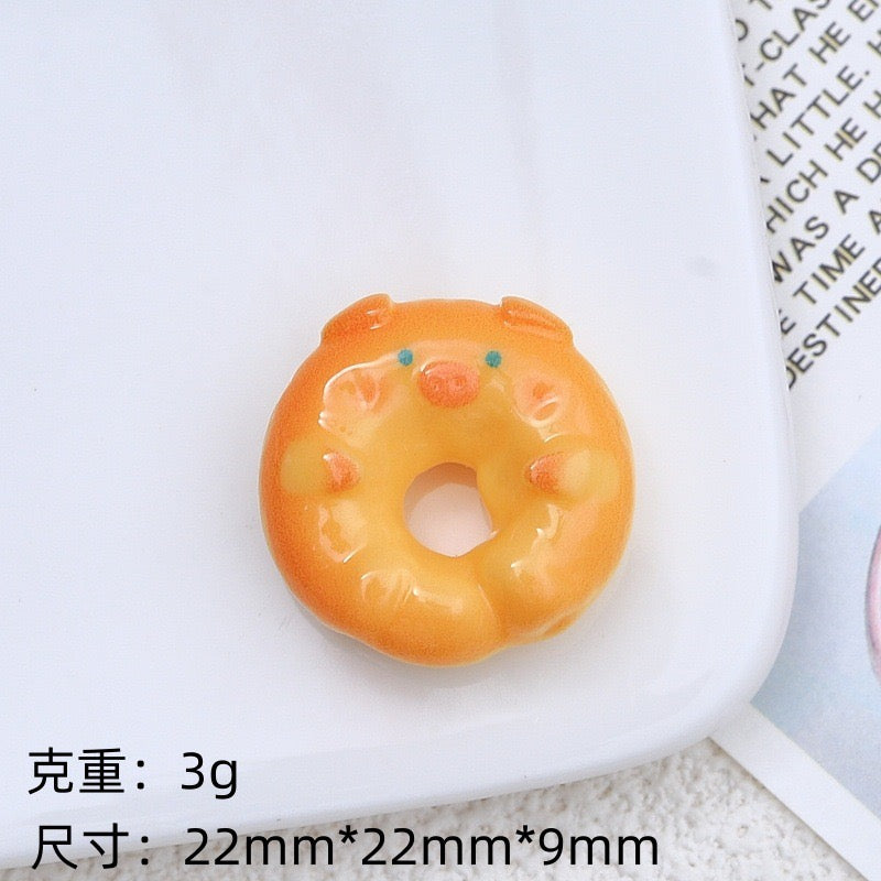 Little Piggy Donut Charm