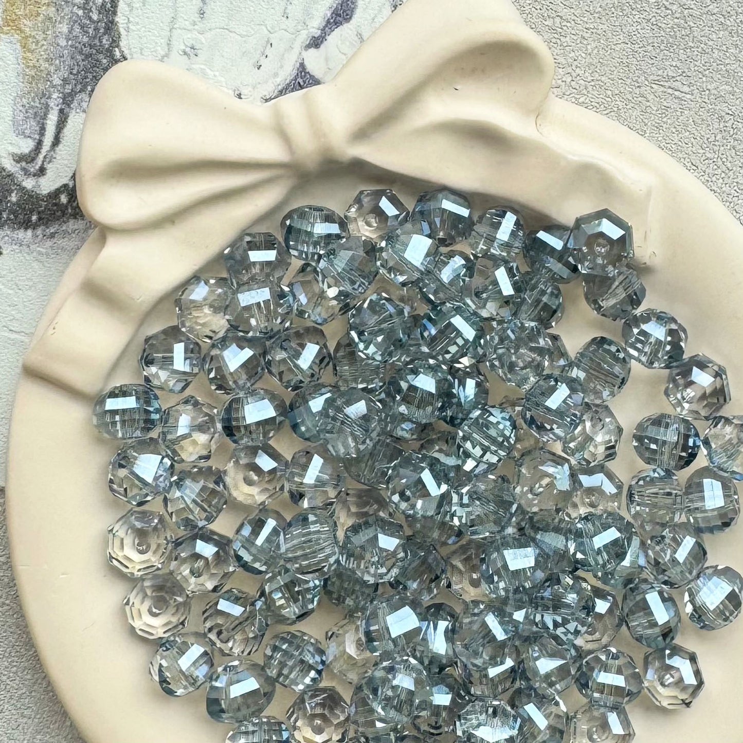 8mm Crystal Glass Beads