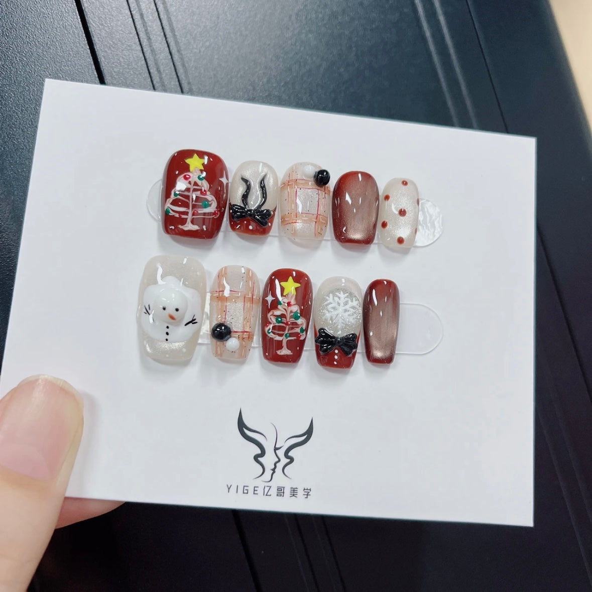 Christmas Handmade Nails