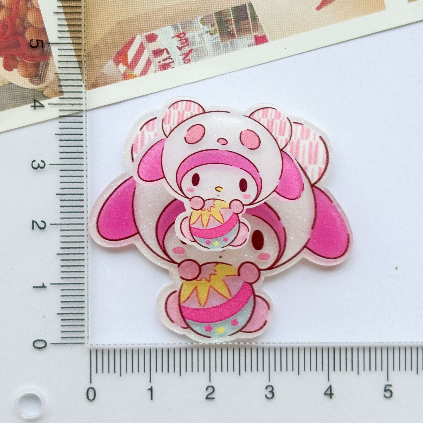 Sanrio Rotating Acrylic Charm