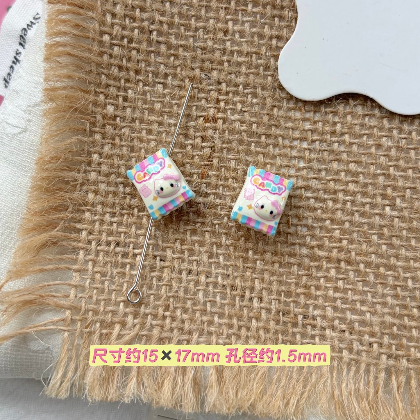 Cute Girl Alloy Beads