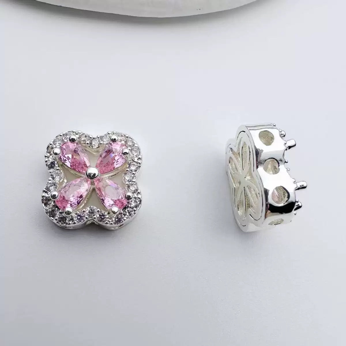 Crystal Flower Four-Way Beads