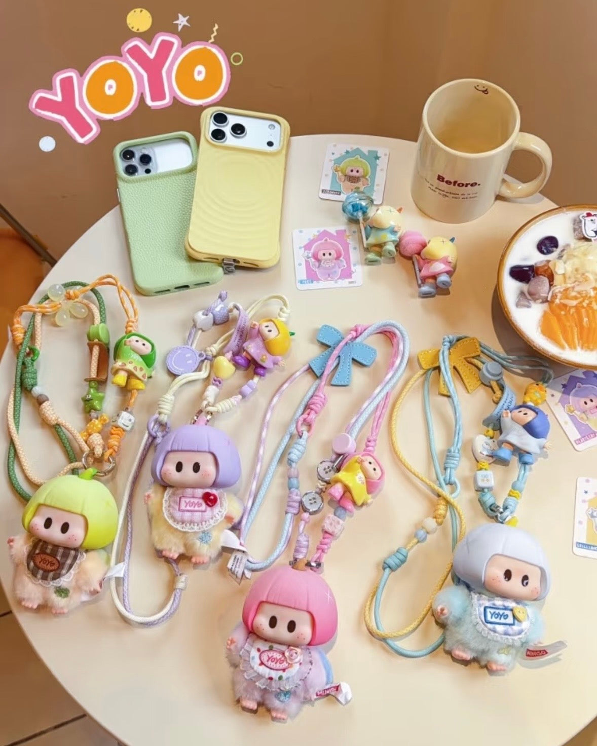 Long‑Style Phone Bag Charm