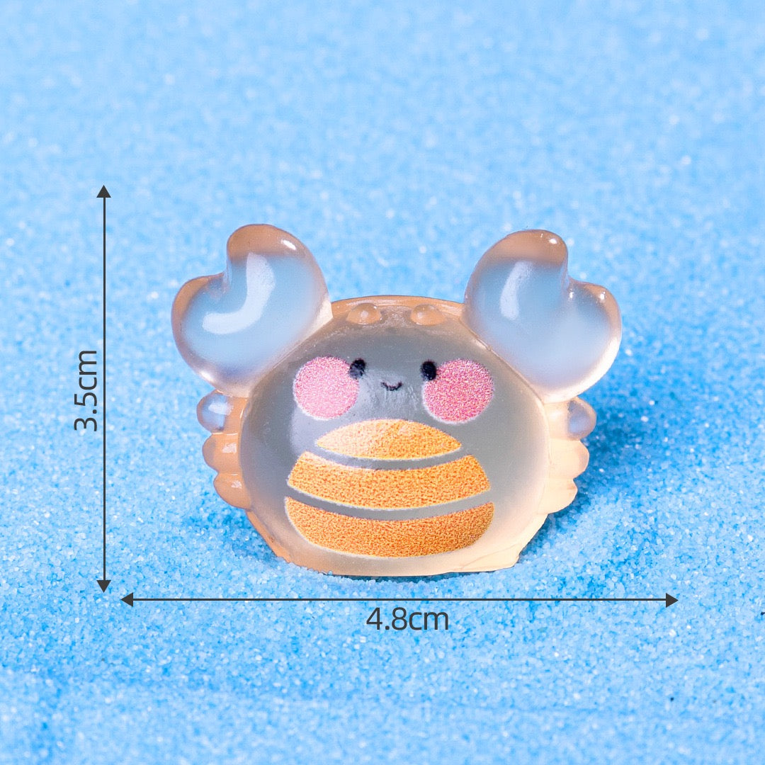 Luminous Crab Charms