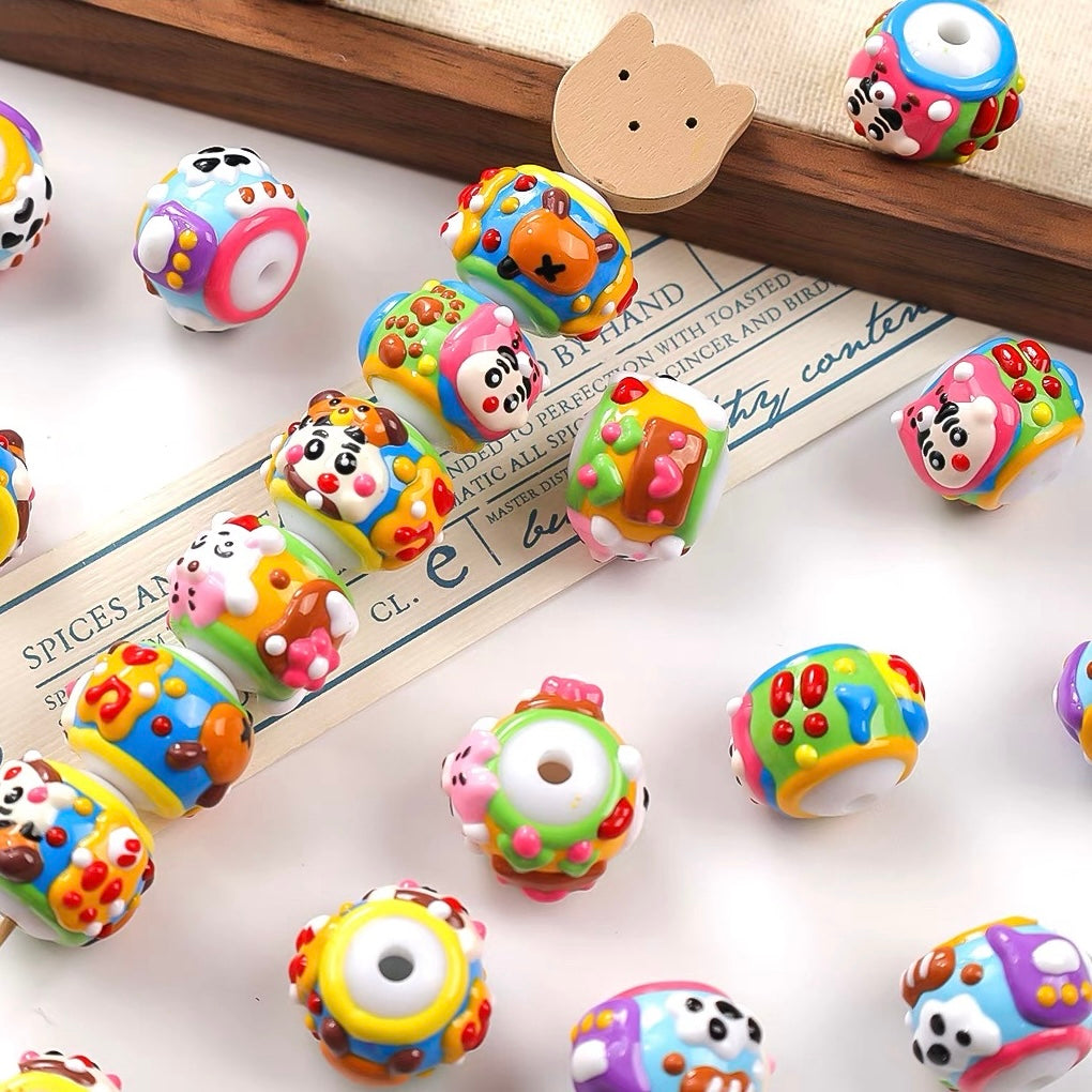 Crayon Shin-Chan Hand-Painted Beads