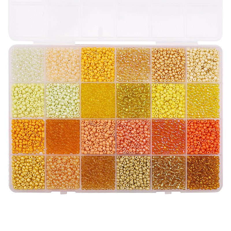 24-Grid 3mm Seed Beads Set