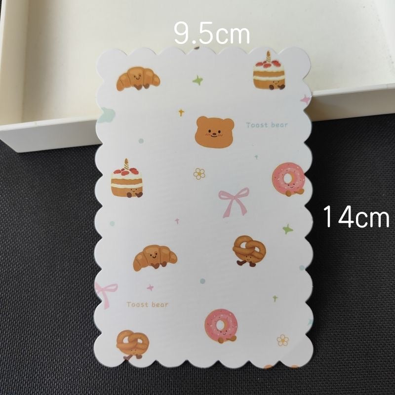 {Sync with video} Packaging Card Paper