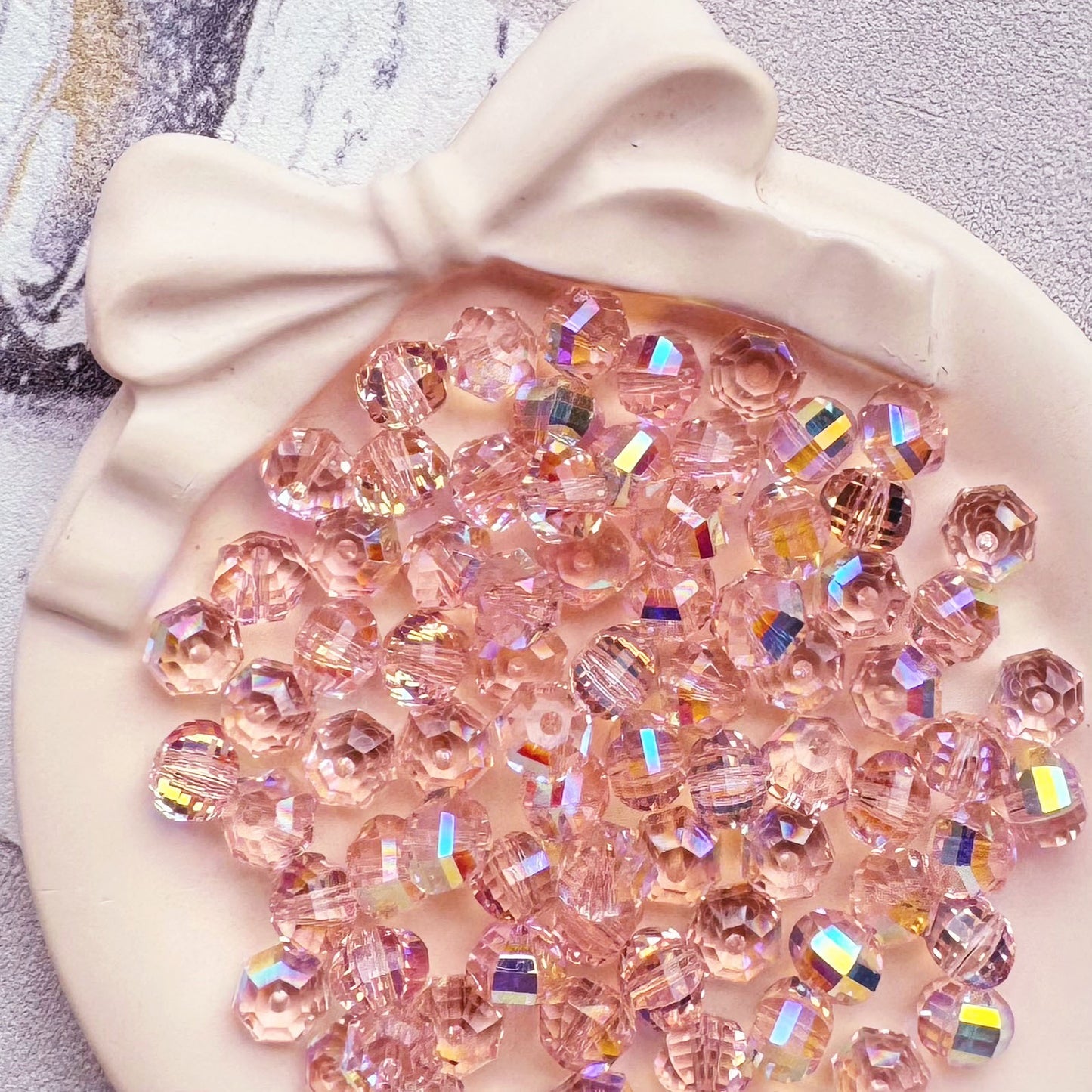 8mm Crystal Glass Beads