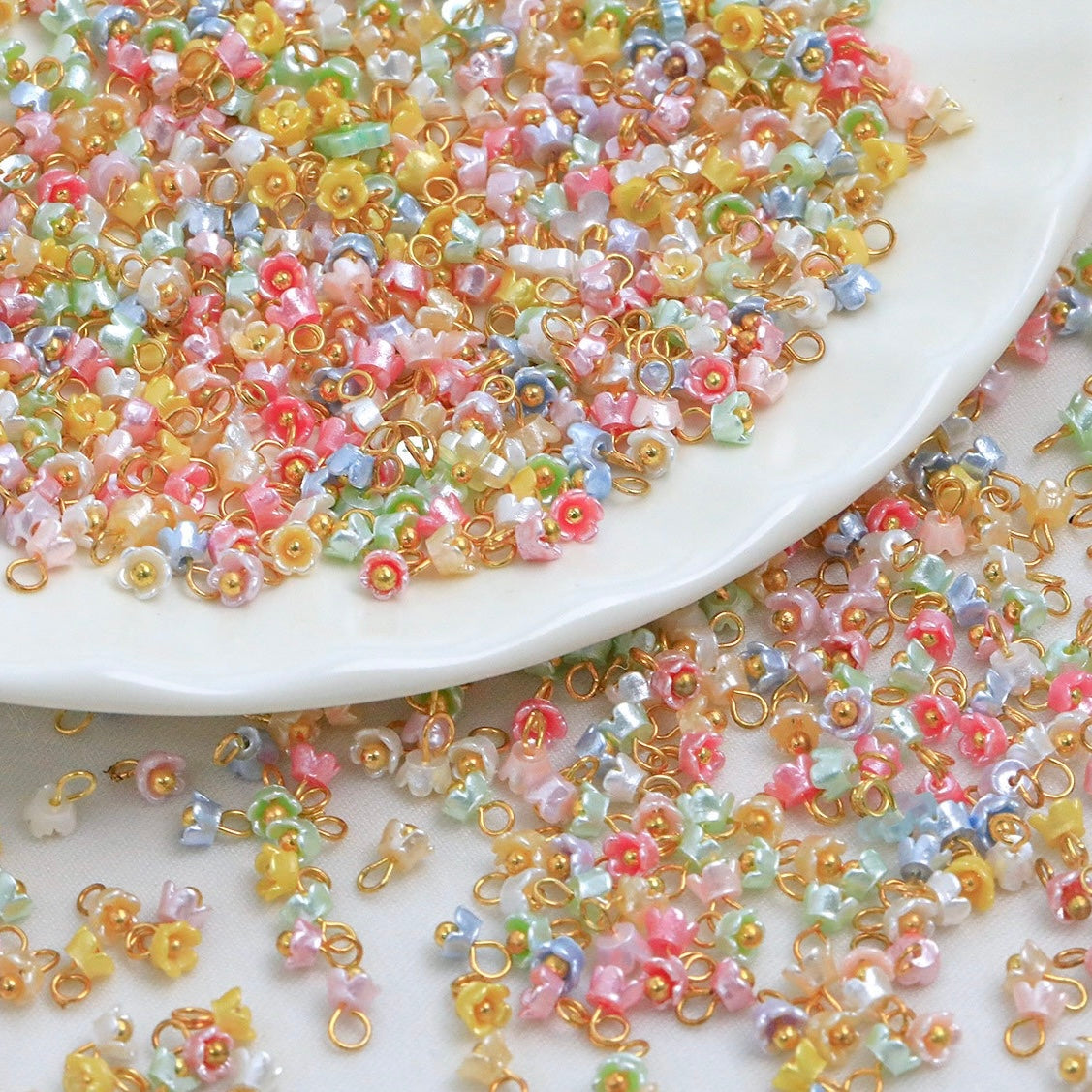 Flower-Shaped Beads