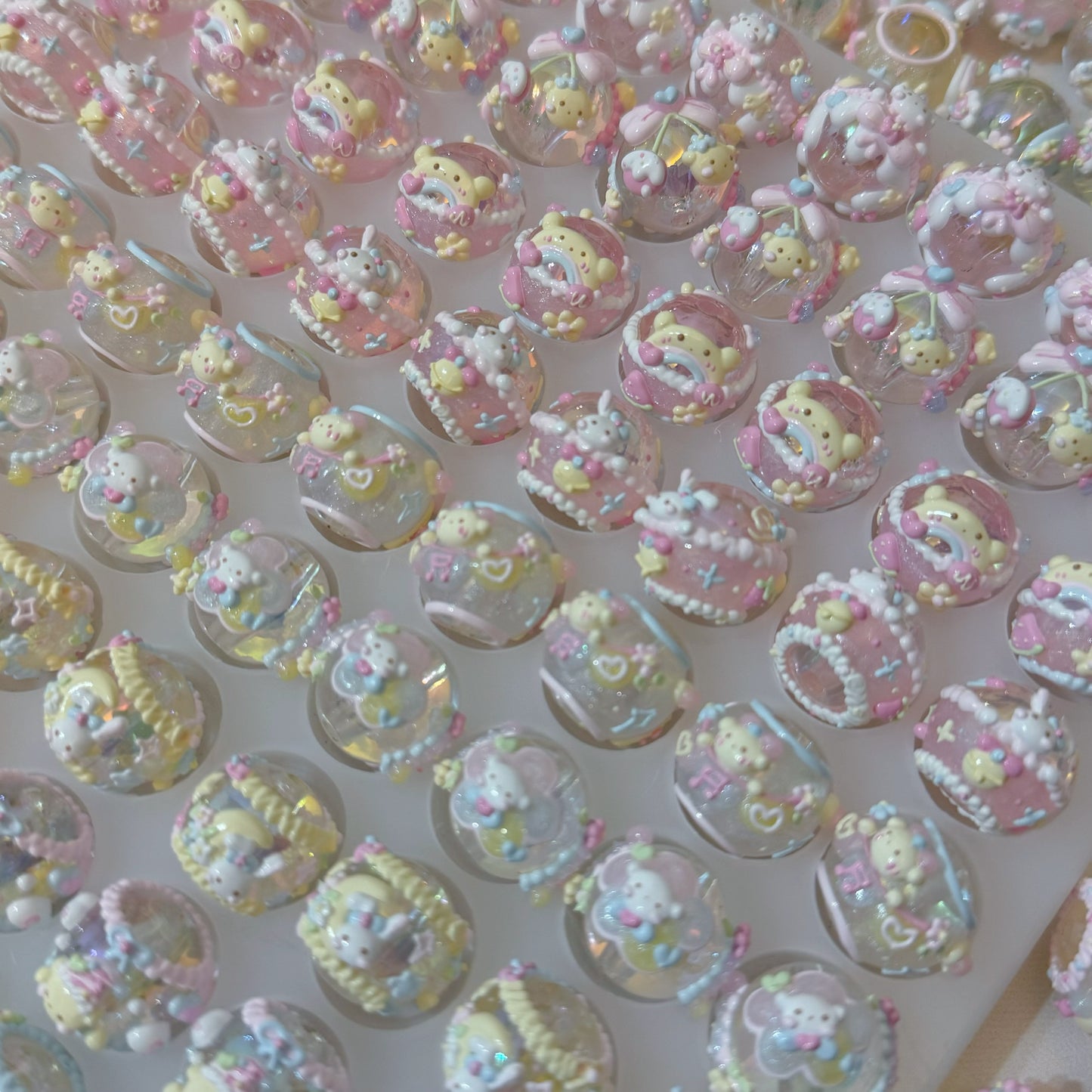 Macaron Cartoon Hand-Painted Beads