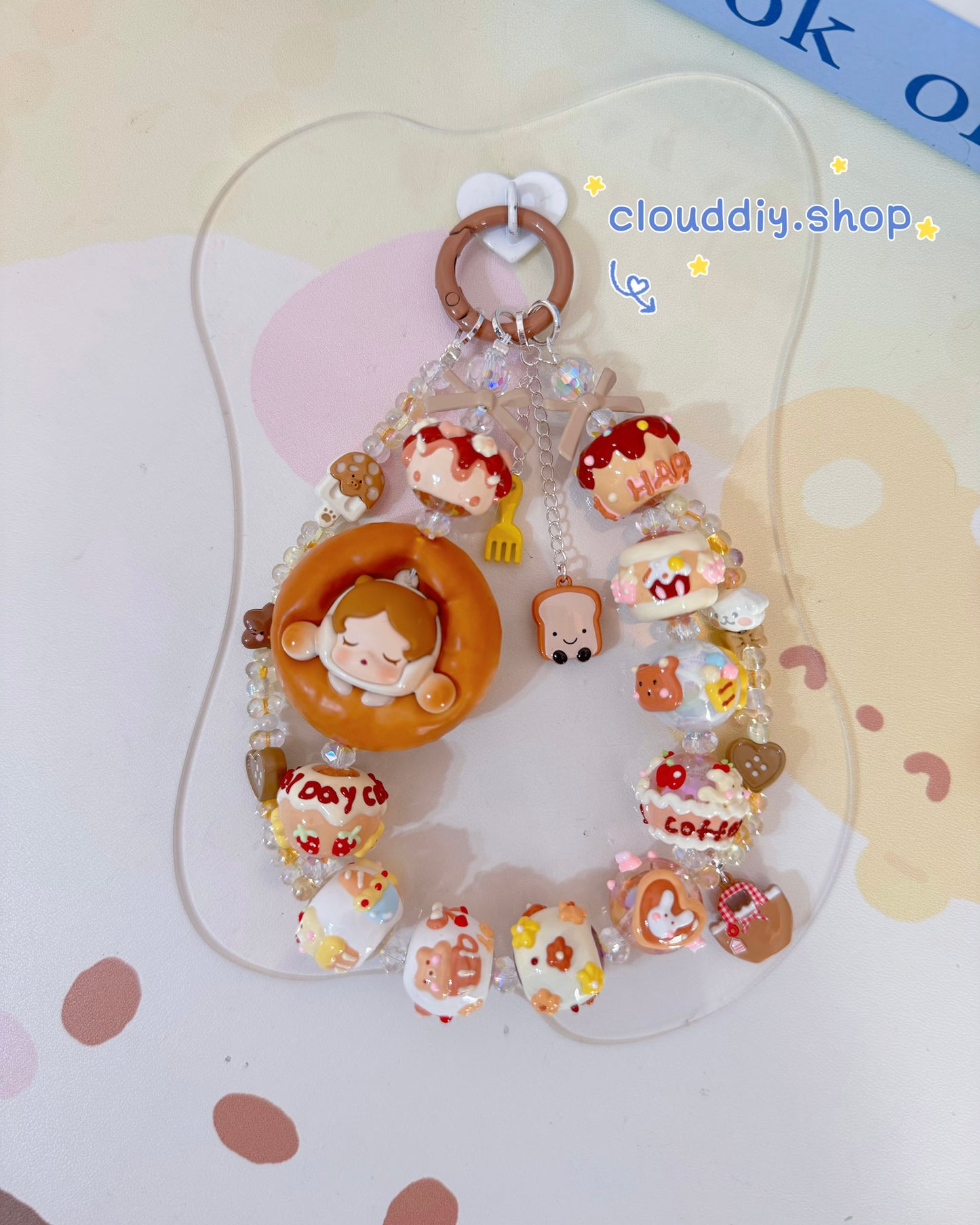Cute Girl Handmade Keychain