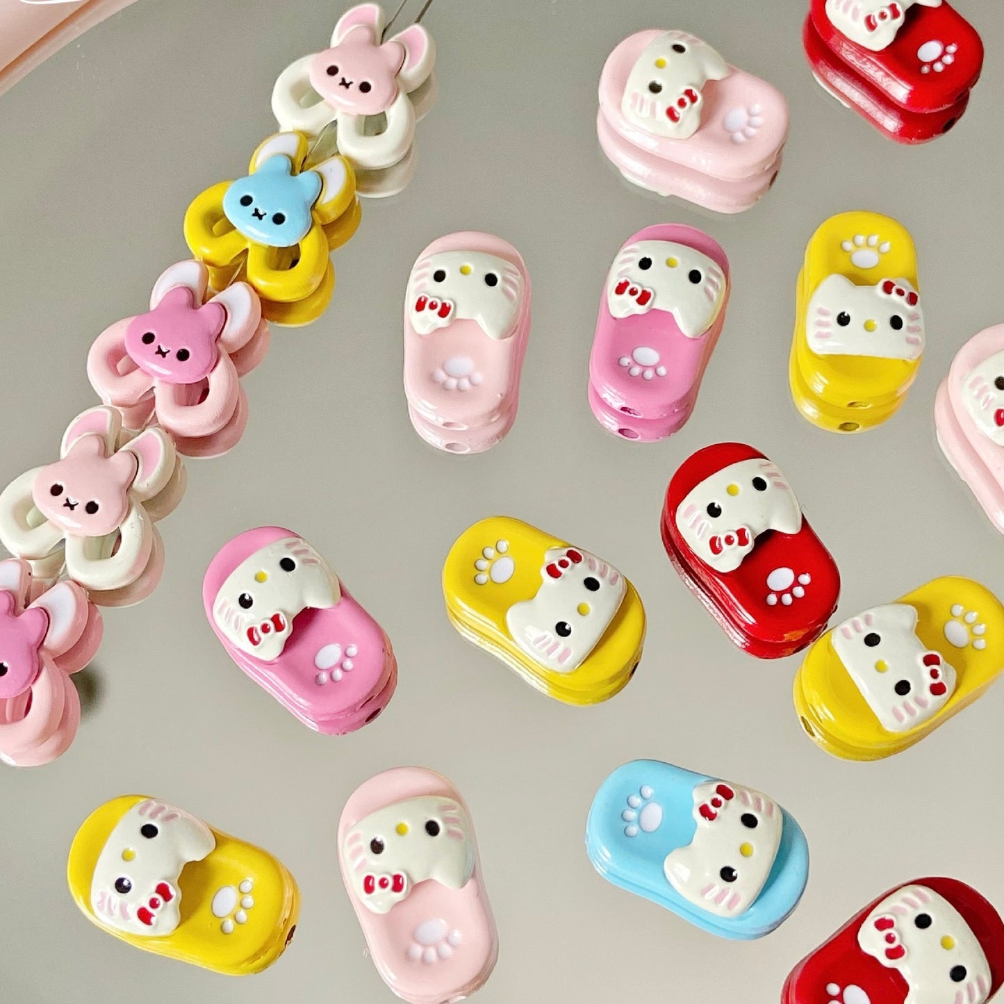 Hello Kitty Alloy Beads