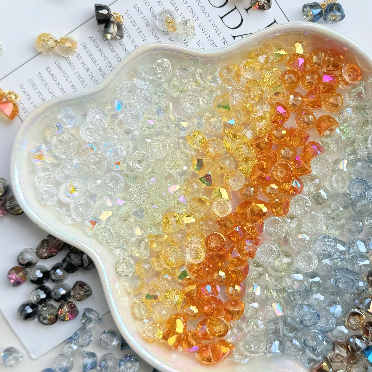 Bell Crystal Beads