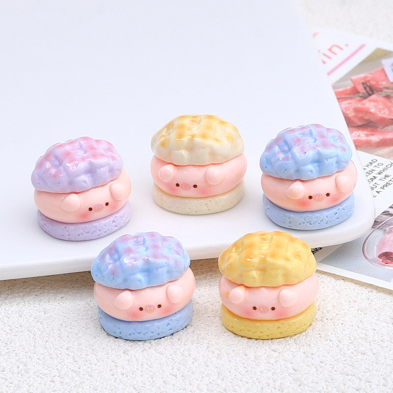 Pig Burger Charm