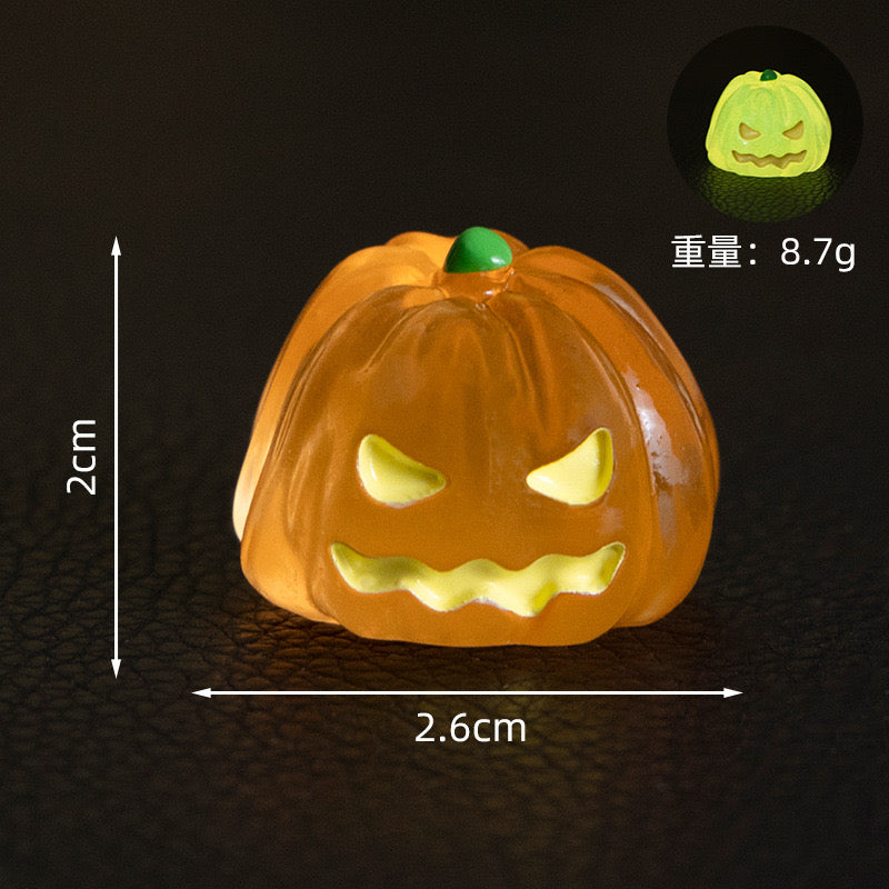 Glow-In-The-Dark Halloween Pumpkin Charm