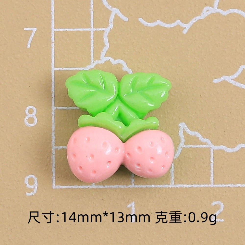 Mini Strawberries Charms