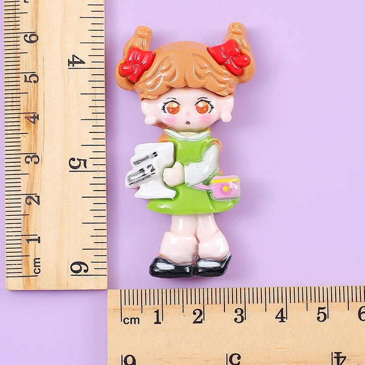 Large Cute Girl Charm