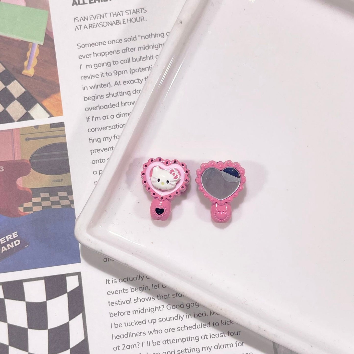 Hello Kitty Alloy Beads