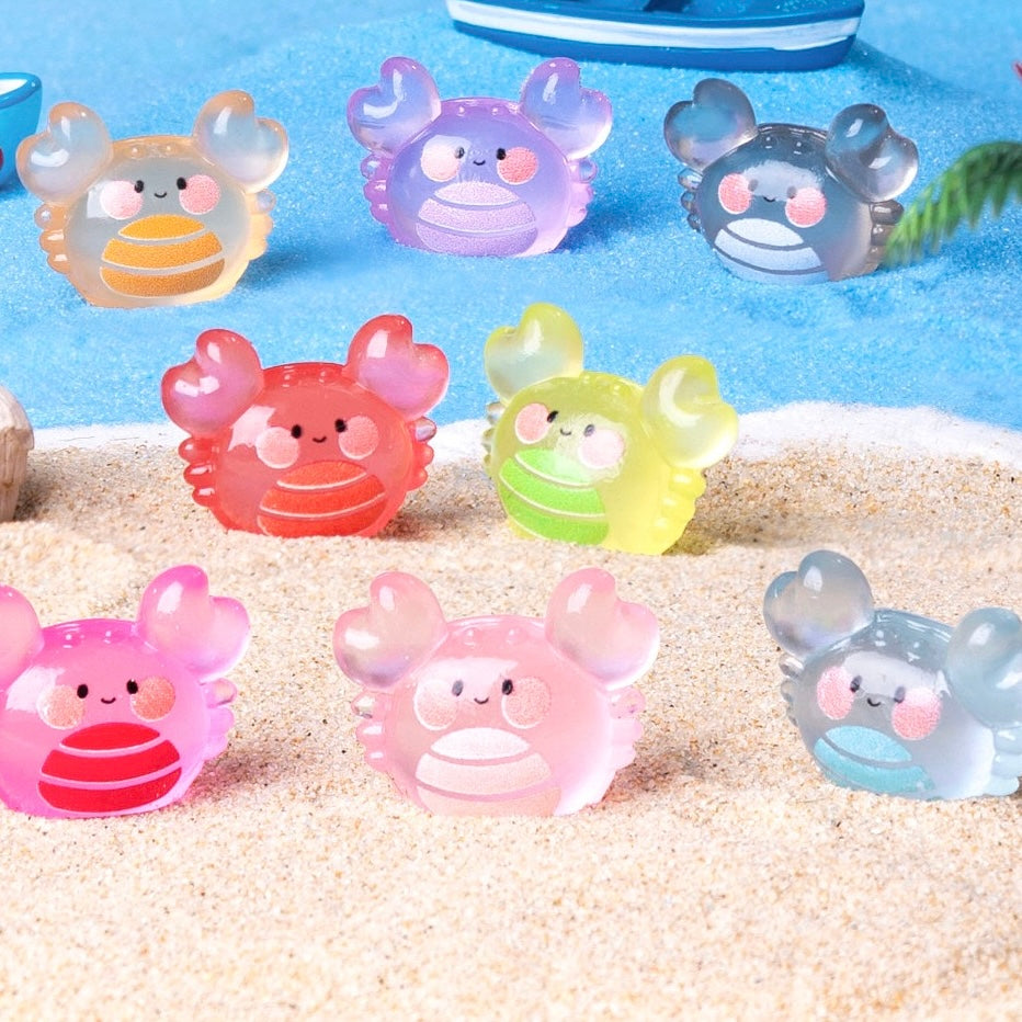 Luminous Crab Charms