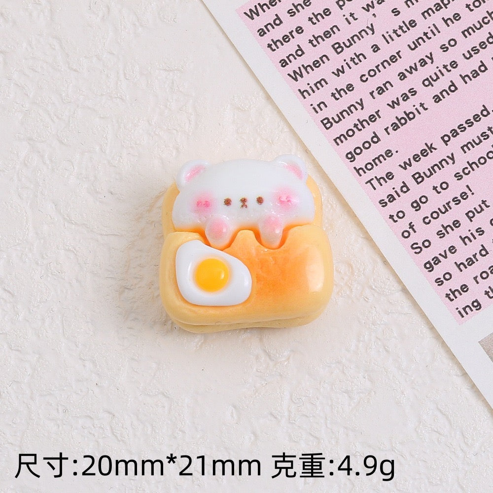 Bear Cake Charm