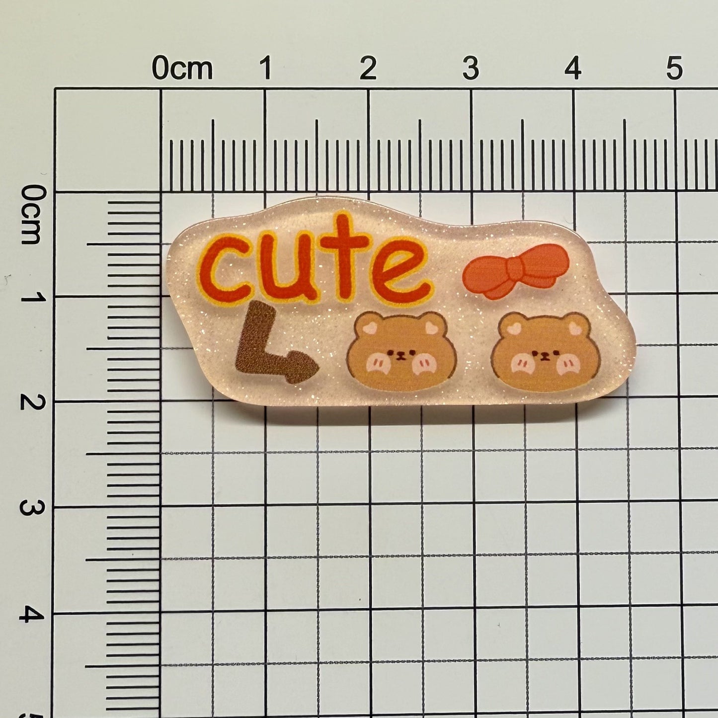 word Plate Acrylic Patch