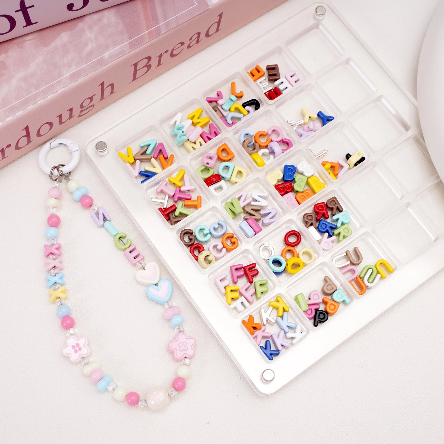 Alphabet Alloy Beads
