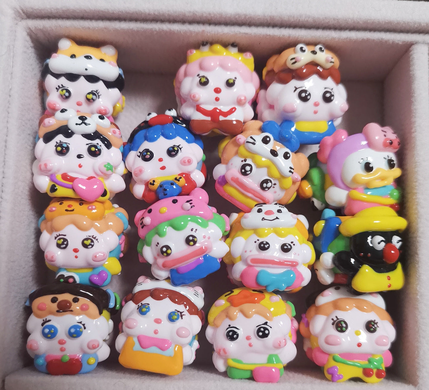 Mix Cartoon Hand Painted Beads