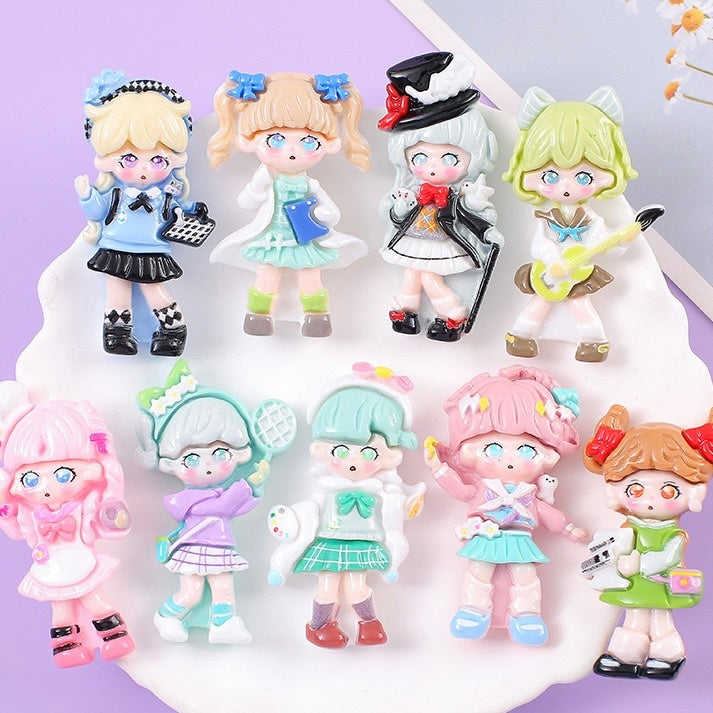 Large Cute Girl Charm