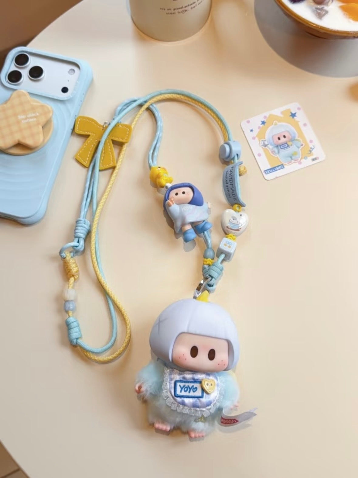 Long‑Style Phone Bag Charm