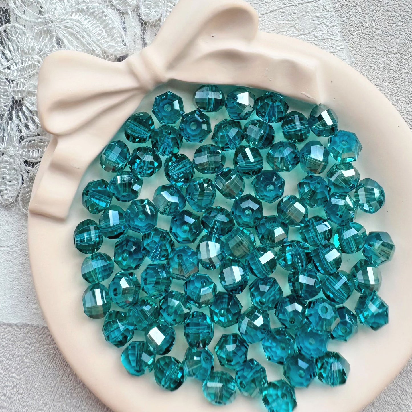 8mm Crystal Glass Beads