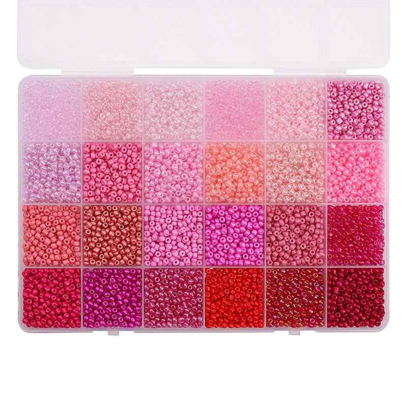 24-Grid 3mm Seed Beads Set