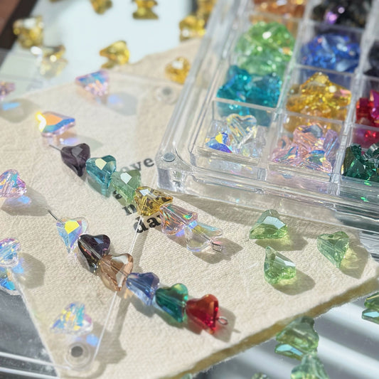 Heart Shiny Beads