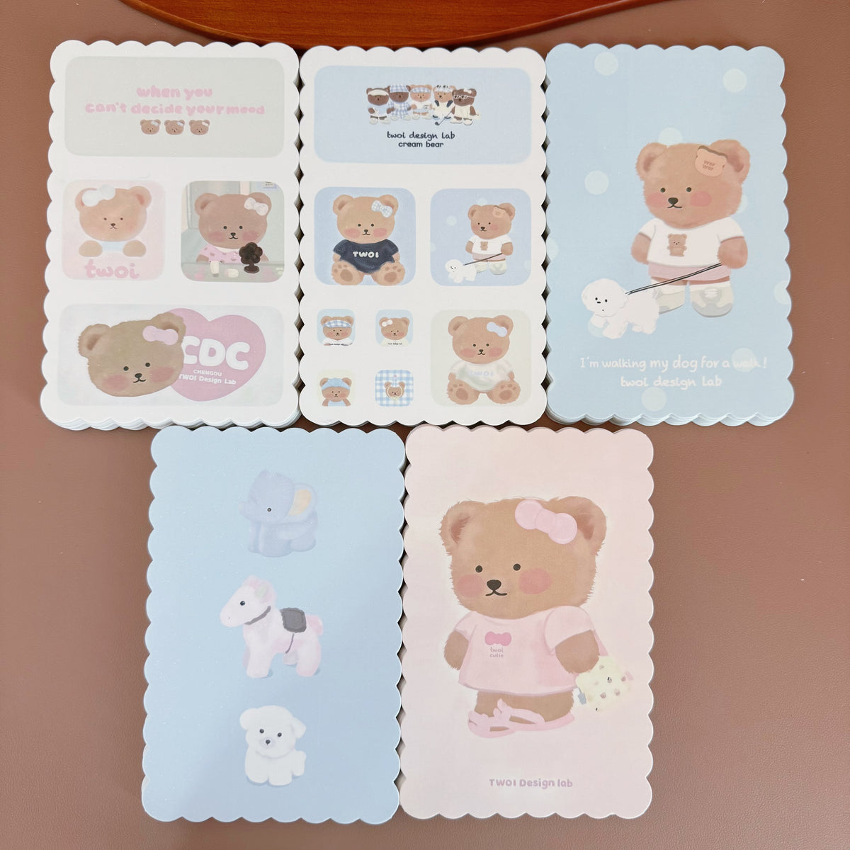 Bear‑themed Packaging Card