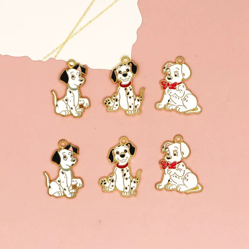 Dalmatian Alloy Charm