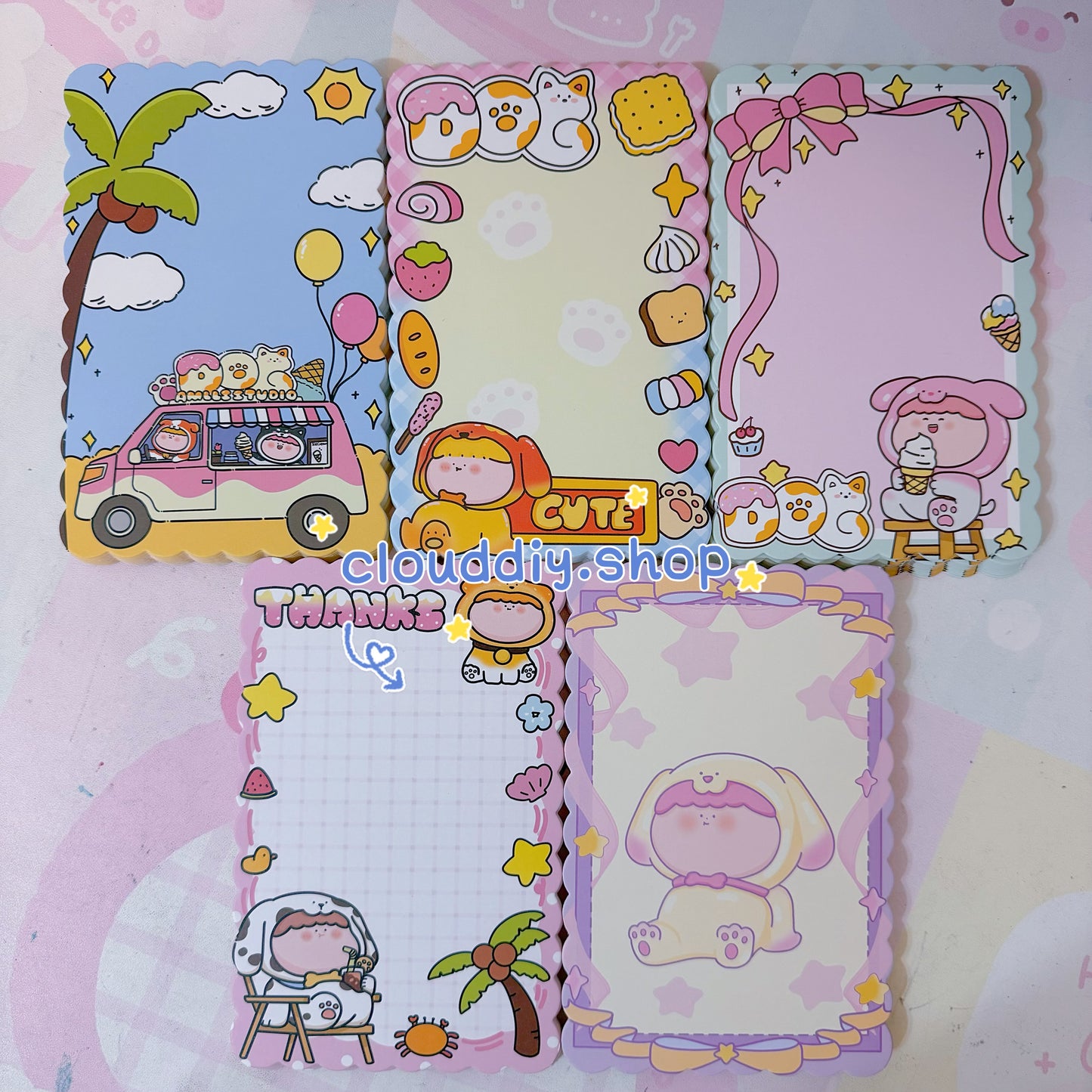 {Sync with video} Packaging Card Paper