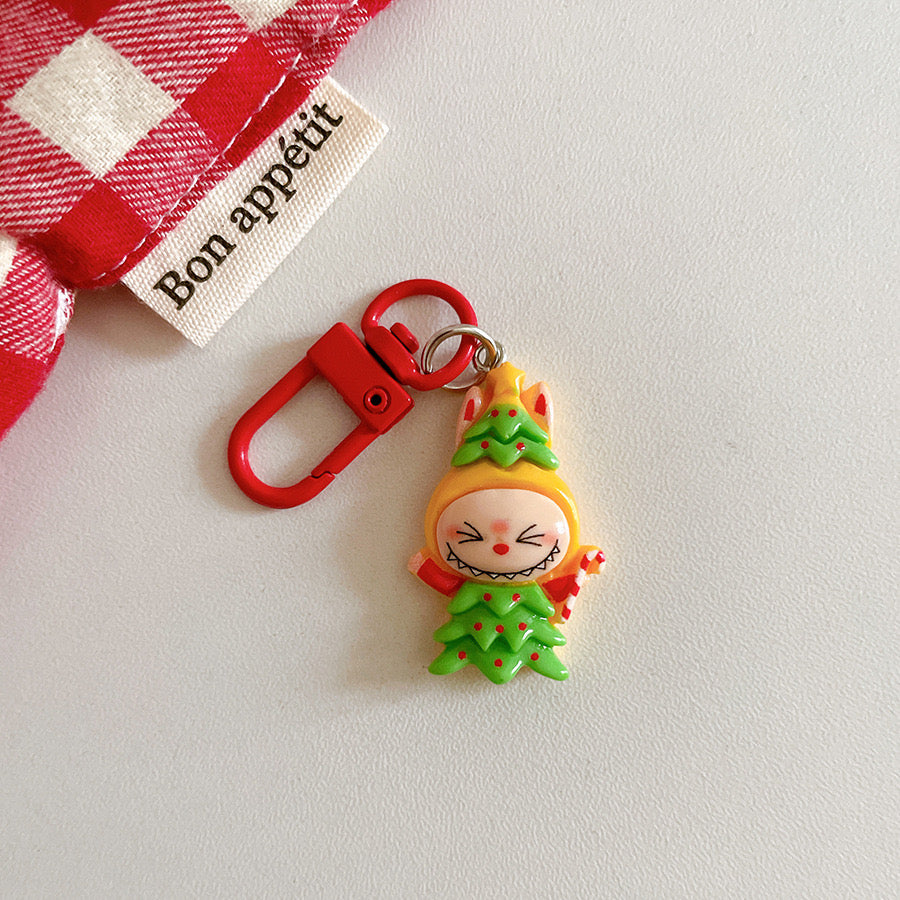 Christmas Labubu Key Chain Pendant