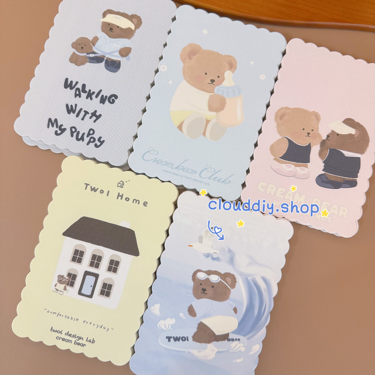 Bear‑themed Packaging Card