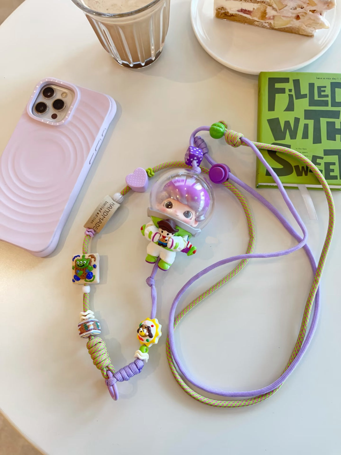 Long‑Style Phone Bag Charm