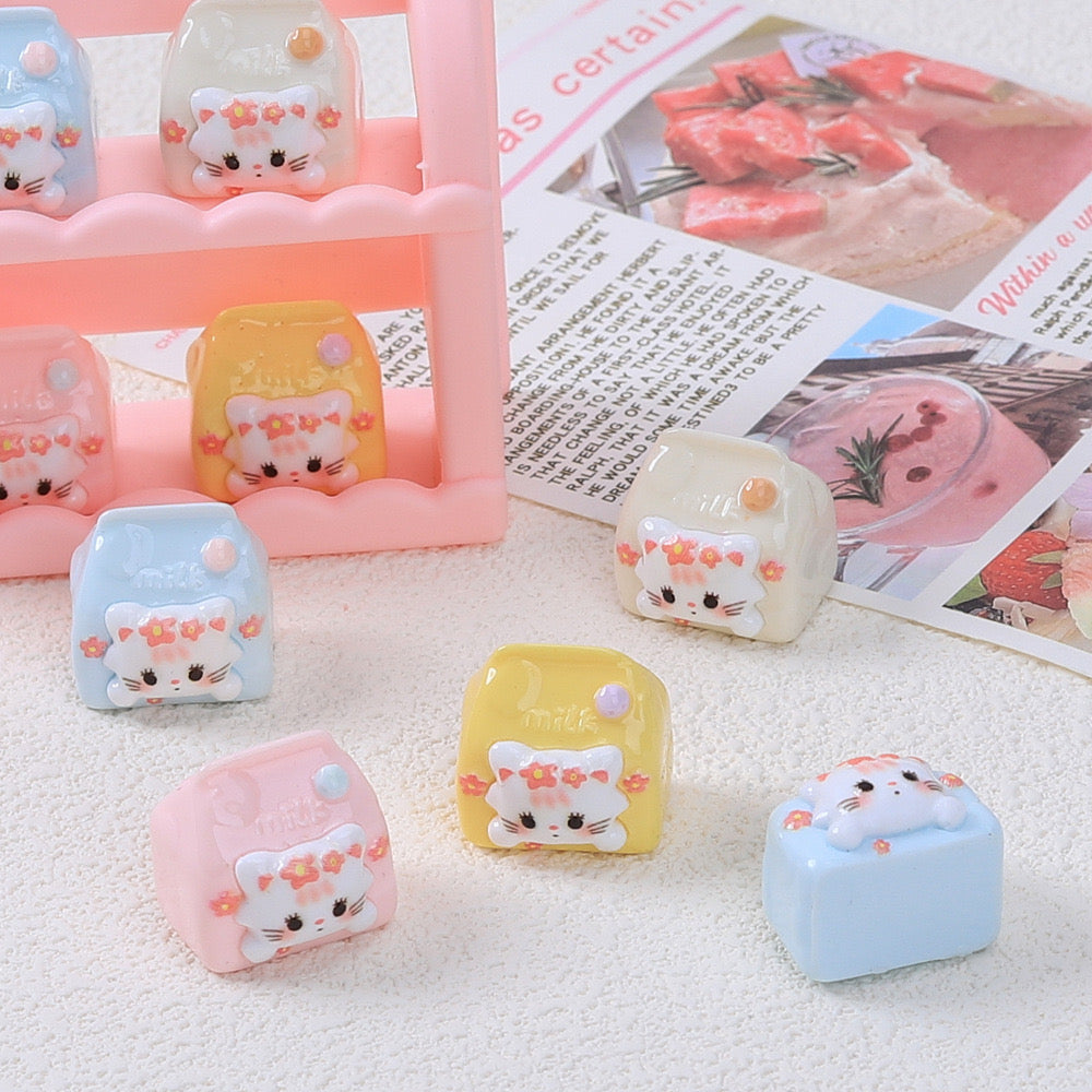 Hello Kitty Milk Carton Charm